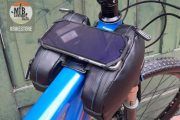 Bolso porta celular para la bicicleta con montaje al cuadro