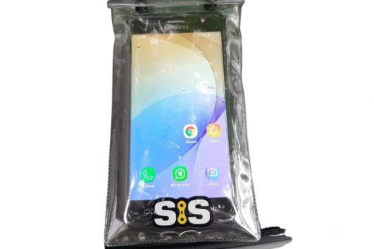 Funda anti lluvia para celular